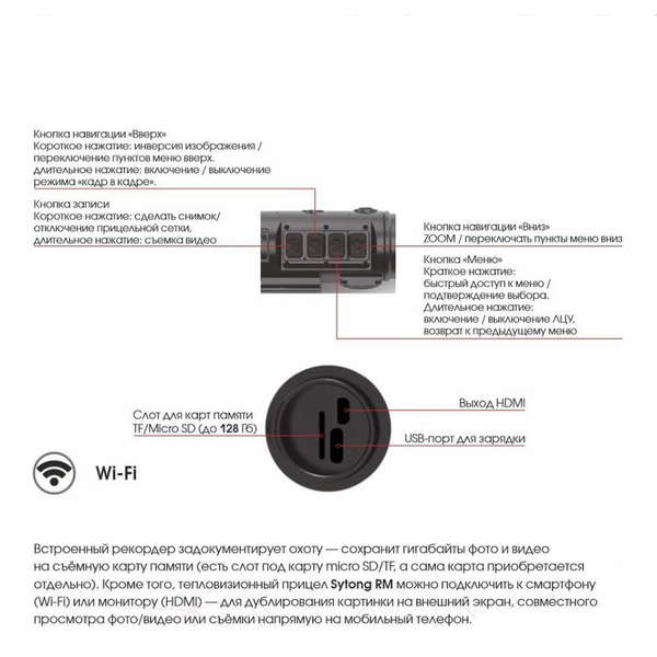 Прицел тепловизионный Sytong RM06-35 без дальномера (матрица 640*480, объектив 35мм)