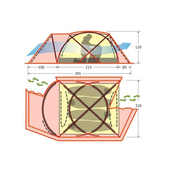Палатка Alexika Mirage 4