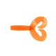 Твистер Helios Credo Double Tail 1,96"/5 см (10шт/уп) оранжевый. Фото 1
