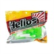 Твистер Helios Credo Double Tail 1,96"/5 см (10шт/уп) белый/зеленый. Фото 2