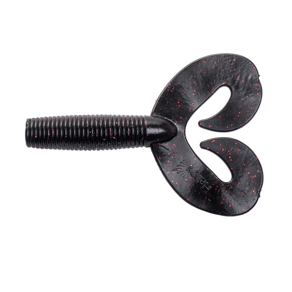 Твистер Helios Credo Double Tail 2,95"/7,5 см (7шт/уп) Dark Star