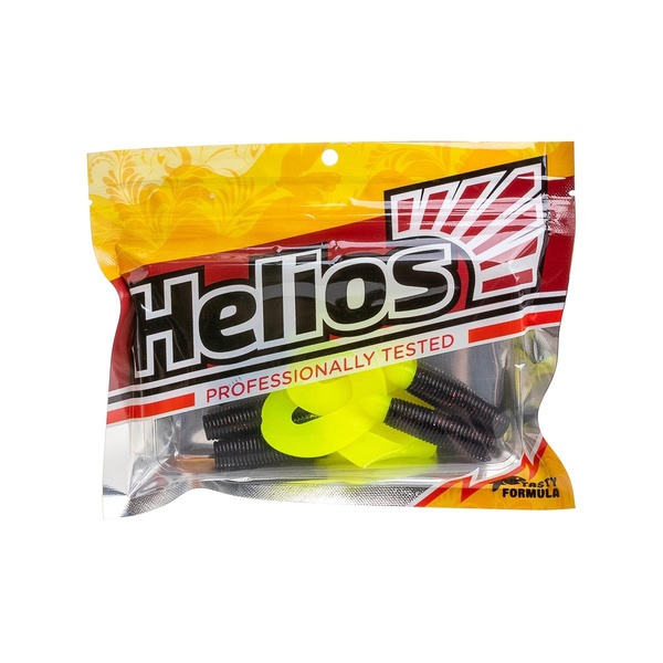 Твистер Helios Credo Double Tail 2,95"/7,5 см (7шт/уп) Dark Star LT