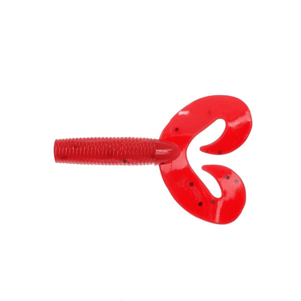 Твистер Helios Credo Double Tail 2,95"/7,5 см (7шт/уп) красный перец