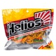 Твистер Helios Credo Four Tail 3,35"/8,5 см (10шт/уп) перец зеленый/оранжевый. Фото 2