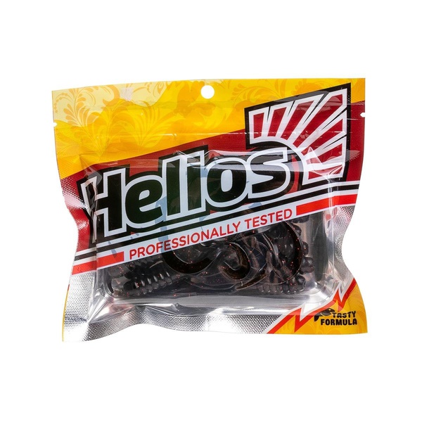 Твистер Helios Credo Four Tail 3,35"/8,5 см (10шт/уп) Dark Star