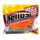 Твистер Helios Credo Long Body 2,95"/7,5 см (12шт/уп) оранжевый/блестки. Фото 2