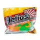 Твистер Helios Din 3,11"/7,9 см (6шт/уп) лайм/оранжевый. Фото 2