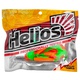 Твистер Helios Hybrid 2,75"/7,0 см (7шт/уп) оранжевый/зеленый. Фото 2