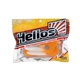 Твистер Helios Hybrid 3,15"/8,0 (7шт/уп) жемчужный/оранжевый. Фото 2