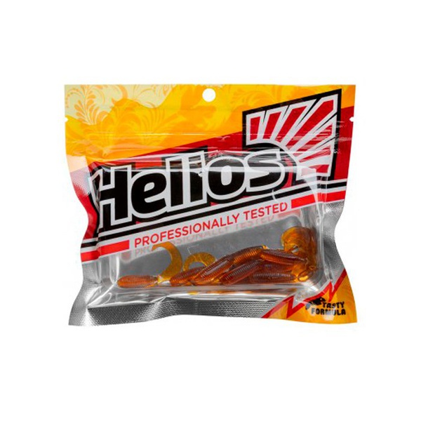 Твистер Helios Tiny Credo 1,55"/4 см (12шт/уп) медовый