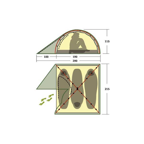 Палатка Alexika Scout 3