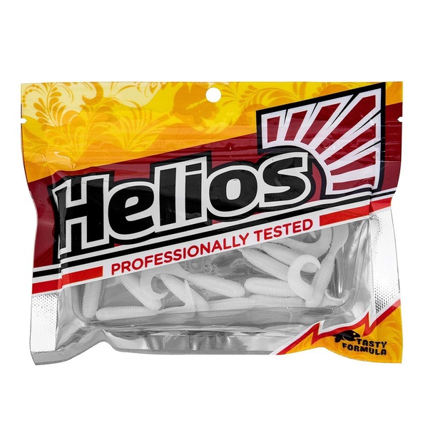 Твистер Helios Tiny Credo 1,55"/4 см (12шт/уп) белый