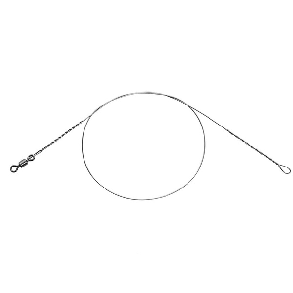 Поводок Helios Струна с вертлюгом (10шт/уп) D-0,40 мм, dl - 35 см