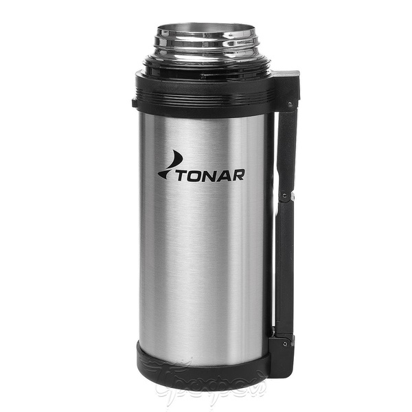 Термос Тонар HS.TM-012 (дополн. чашка, скл.ручка, ремень) 1.5 л