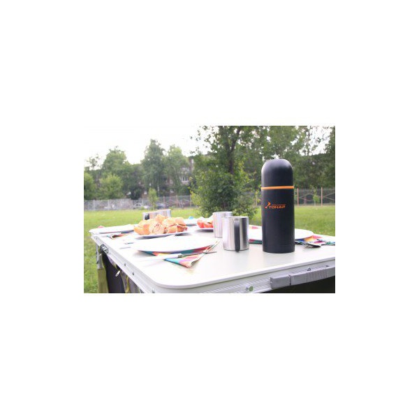 Термос Тонар HS.TM-025 (дополн.пласт.чашка) 1 л