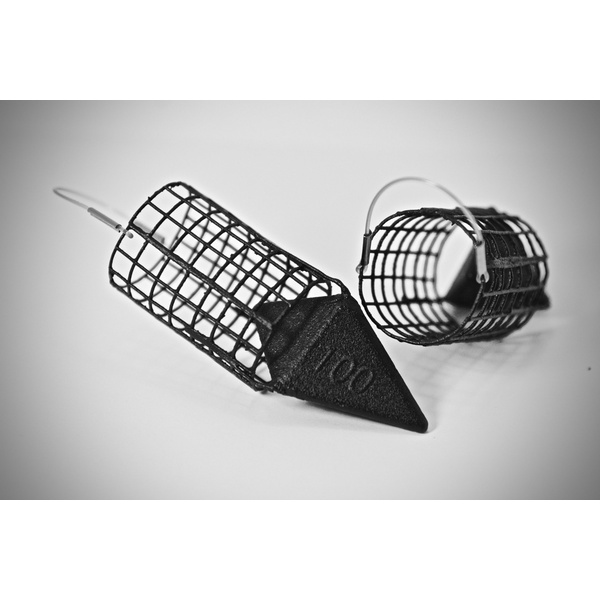 Кормушка фидерная X-Feeder Me Bullet 4K M Grid (35 мл, цвет Matt Black, сварная сетка) 60 гр