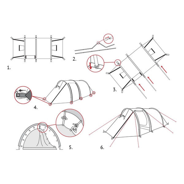 Палатка Alexika Tunnel 3
