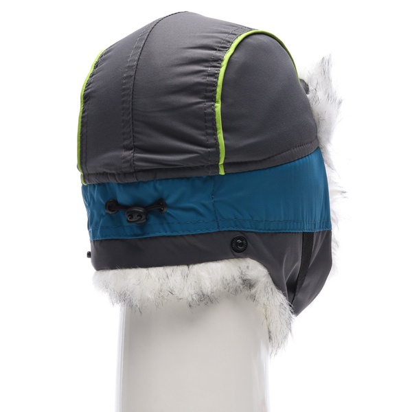 Шапка-ушанка женская Huntsman Siberia Lady Бирюза/серый