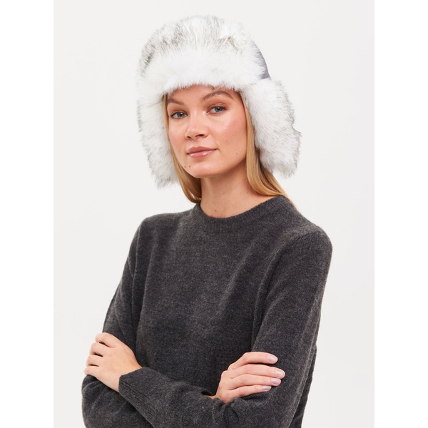 Шапка-ушанка женская Huntsman Siberia Lady Бирюза/серый
