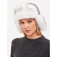Шапка-ушанка женская Huntsman Siberia Lady Бирюза/серый