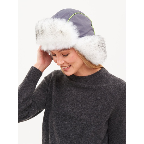Шапка-ушанка женская Huntsman Siberia Lady Бирюза/серый