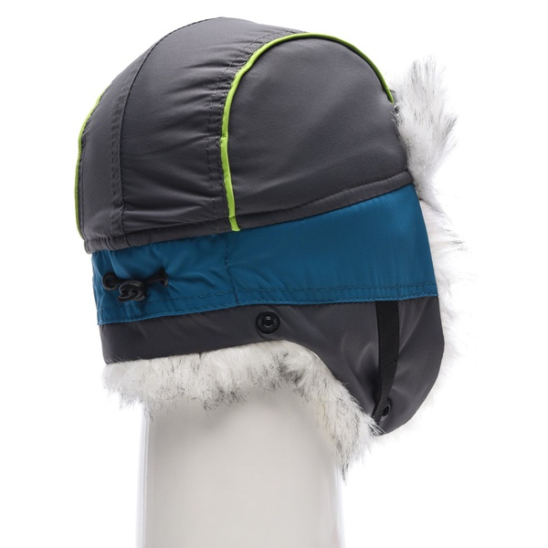 Шапка-ушанка женская Huntsman Siberia Lady Бирюза/серый