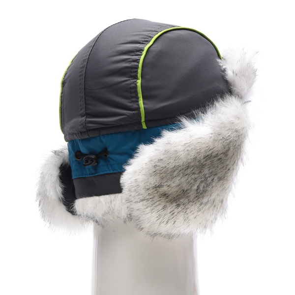 Шапка-ушанка женская Huntsman Siberia Lady Бирюза/серый