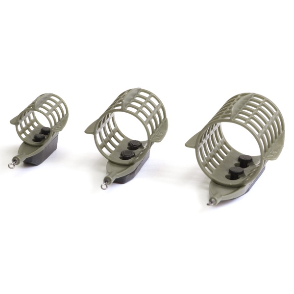 Кормушка фидерная X-Feeder Zeus PL Green Stinger Middle SW (35 мл, цвет хаки, сетка) 70 гр