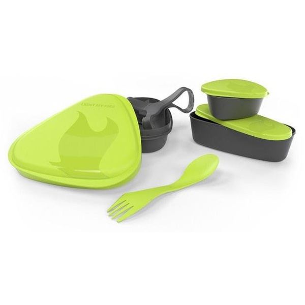 Контейнер LightMyFire для еды с набором посуды LunchKit.