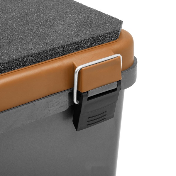 Ящик рыболовный зимний Helios (односекционный) серый/золото