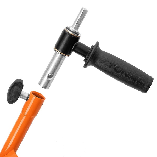 Комплект под мотобур Тонар шнек Motoshtorm +адаптер АШ-02+молоточек шнек 150R