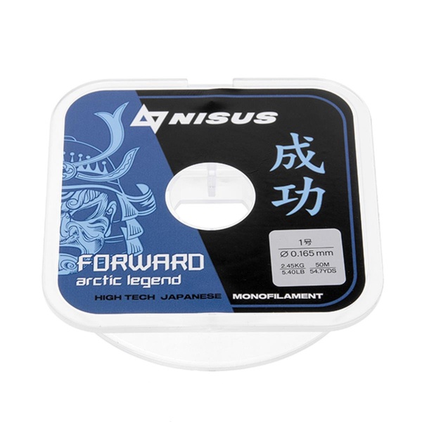 Леска Nisus Forward Arctic Legend Nylon Transparent (50 м) 0,074 мм