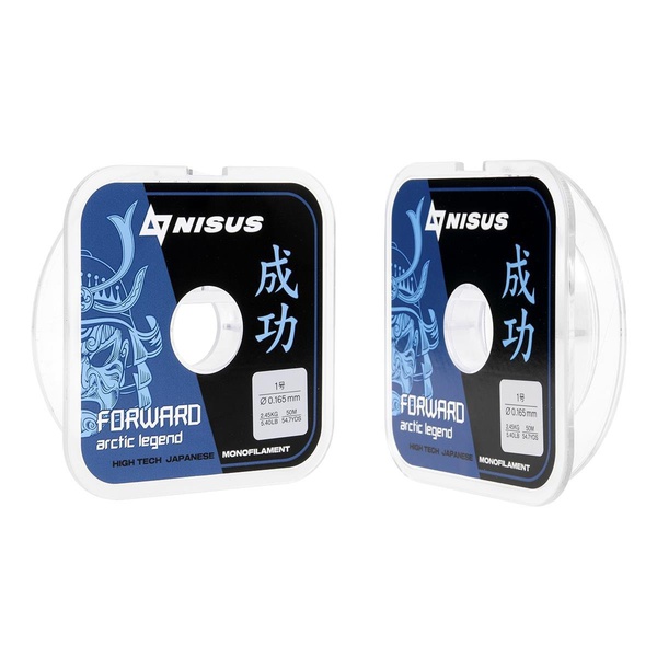 Леска Nisus Forward Arctic Legend Nylon Transparent (50 м) 0,105 мм