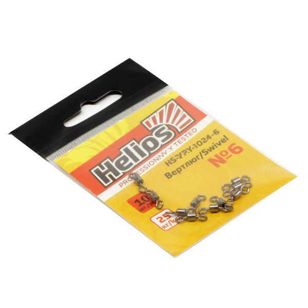 Вертлюг Helios Rolling Swivel №06 25кг (10шт/уп)