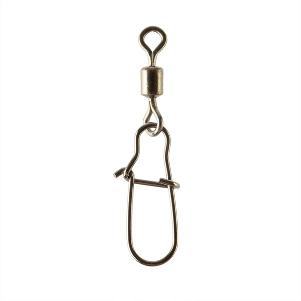 Вертлюг с карабином Helios Rolling Swivel/Germany Snap №04 35кг (10шт/уп)
