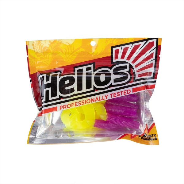 Твистер Helios Credo Double Tail 1,96"/5 см (10шт/уп) Fio LT