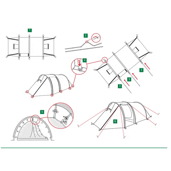 Палатка KSL Half Roll 3
