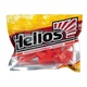 Твистер Helios Credo Double Tail 1,96"/5 см (10шт/уп) красный/перец. Фото 2