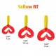 Твистер Helios Credo Double Tail 1,96"/5 см (10шт/уп) Yellow RT. Фото 3