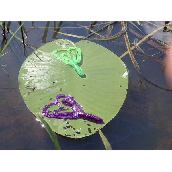 Твистер Helios Credo Four Tail 3,35"/8,5 см (10шт/уп) фиолетовый