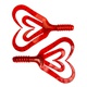 Твистер Helios Credo Four Tail 3,35"/8,5 см (10шт/уп) красный перец. Фото 1