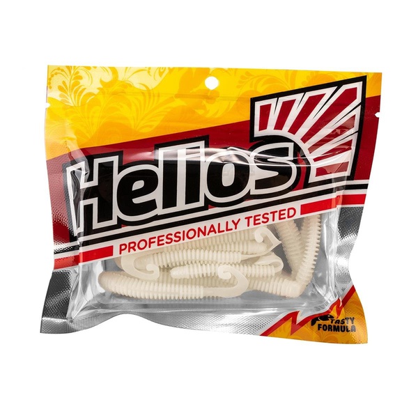 Твистер Helios Credo Long Body 2,95"/7,5 см (12шт/уп) фосфорный