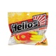 Твистер Helios Din 3,11"/7,9 см (6шт/уп) лимонный/красный. Фото 2