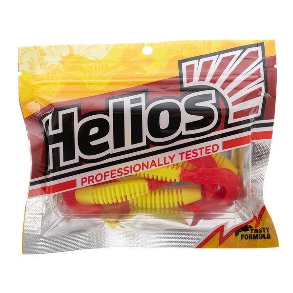 Твистер Helios Din 3,11"/7,9 см (6шт/уп) Yellow RT