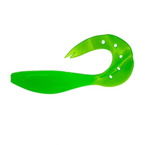 Твистер Helios Kasandra 4"29/10,9 см (5шт/уп) электрический зеленый
