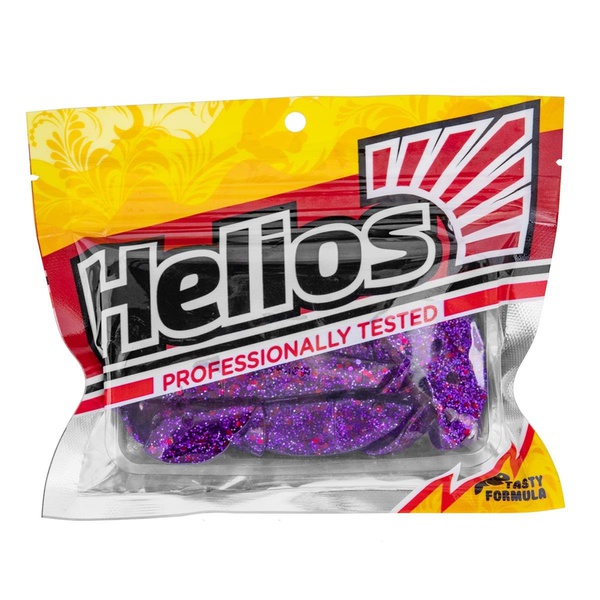 Твистер Helios Kasandra 4"29/10,9 см (5шт/уп) фиолетовый