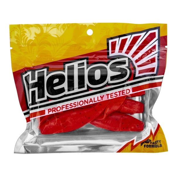 Твистер Helios Kasandra 4"29/10,9 см (5шт/уп) красный перец