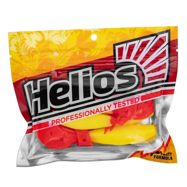 Твистер Helios Kasandra 4"29/10,9 см (5шт/уп) Yellow RT