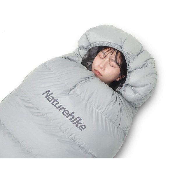 Мешок спальный Naturehike RM40 Series Утиный пух Grey, Size M