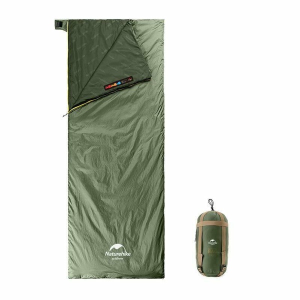 Спальный мешок Naturehike Мини LW180 NH21MSD09 Зелёный, р. М